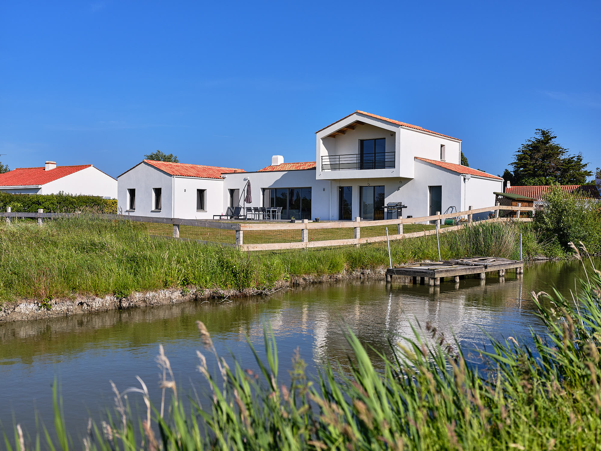 Vue jardin Maison Sallertaine